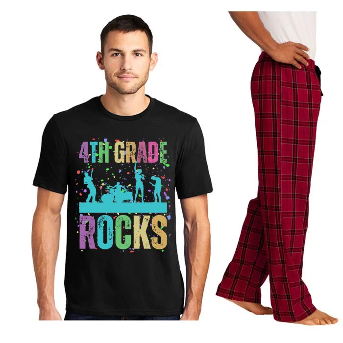 School Rocks Back To School Rockin 4th Grade Rocks Pajama Set