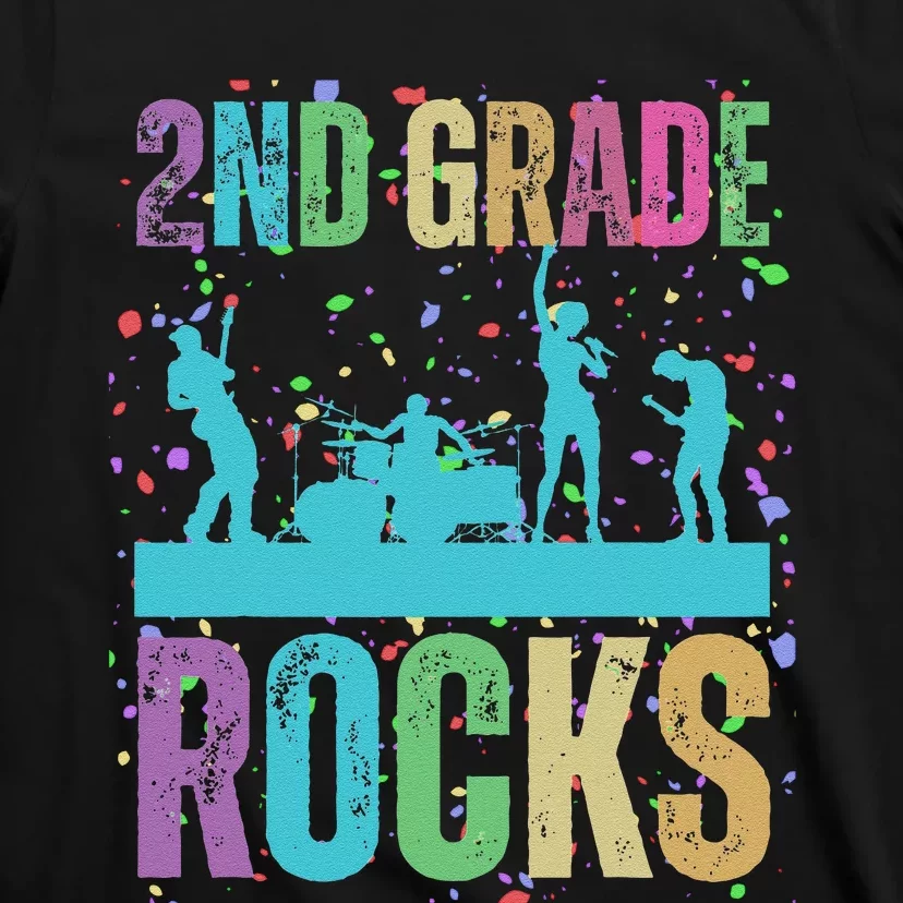 School Rocks Back To School Rockin 2nd Grade Rocks T-Shirt