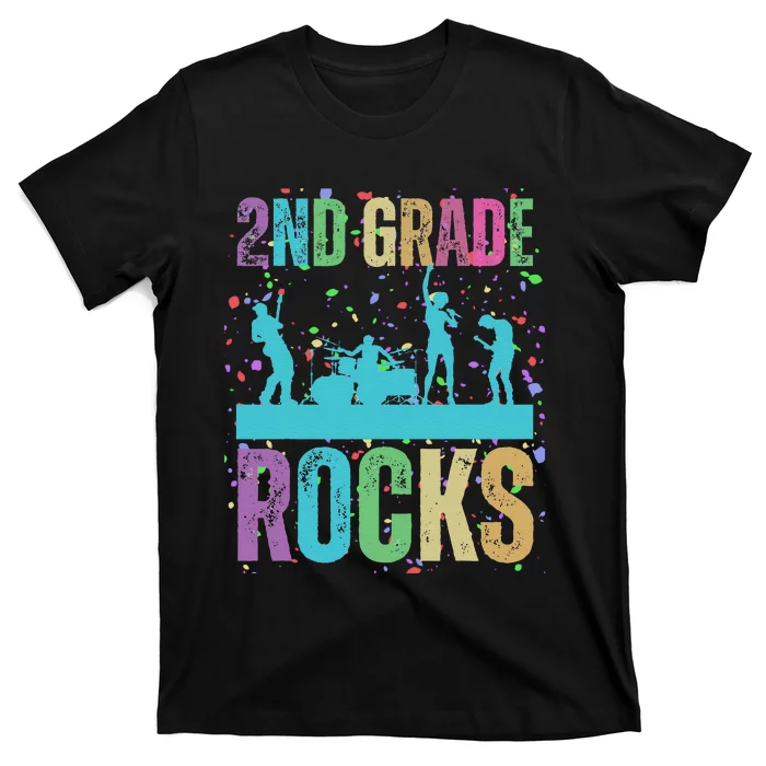 School Rocks Back To School Rockin 2nd Grade Rocks T-Shirt