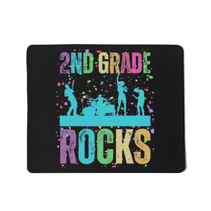 School Rocks Back To School Rockin 2nd Grade Rocks Mousepad