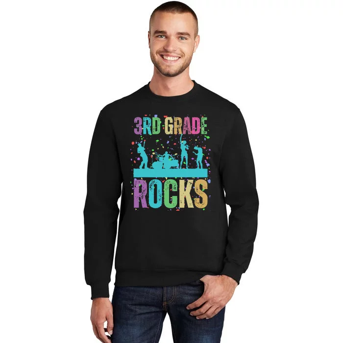 School Rocks Back To School Rockin 3rd Grade Rocks Sweatshirt