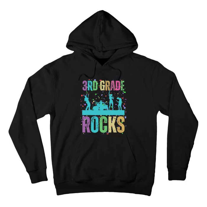 School Rocks Back To School Rockin 3rd Grade Rocks Tall Hoodie