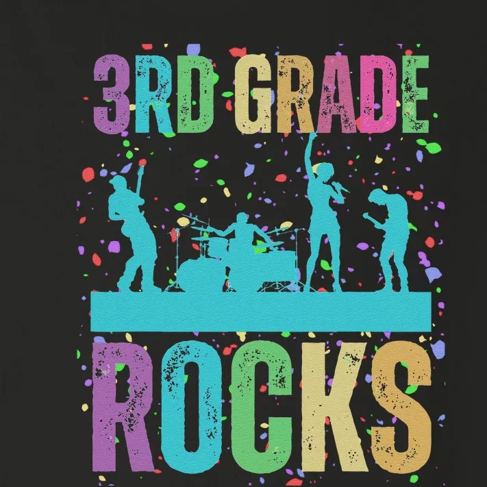 School Rocks Back To School Rockin 3rd Grade Rocks Toddler Long Sleeve Shirt