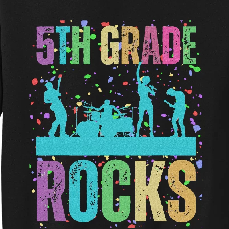 School Rocks Back To School Rockin 5th Grade Rocks Sweatshirt