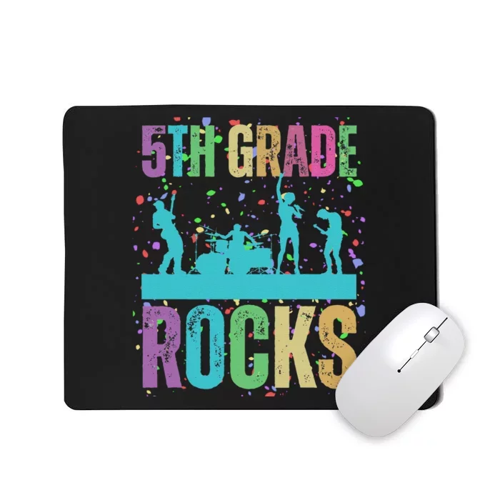 School Rocks Back To School Rockin 5th Grade Rocks Mousepad