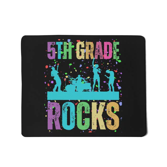 School Rocks Back To School Rockin 5th Grade Rocks Mousepad