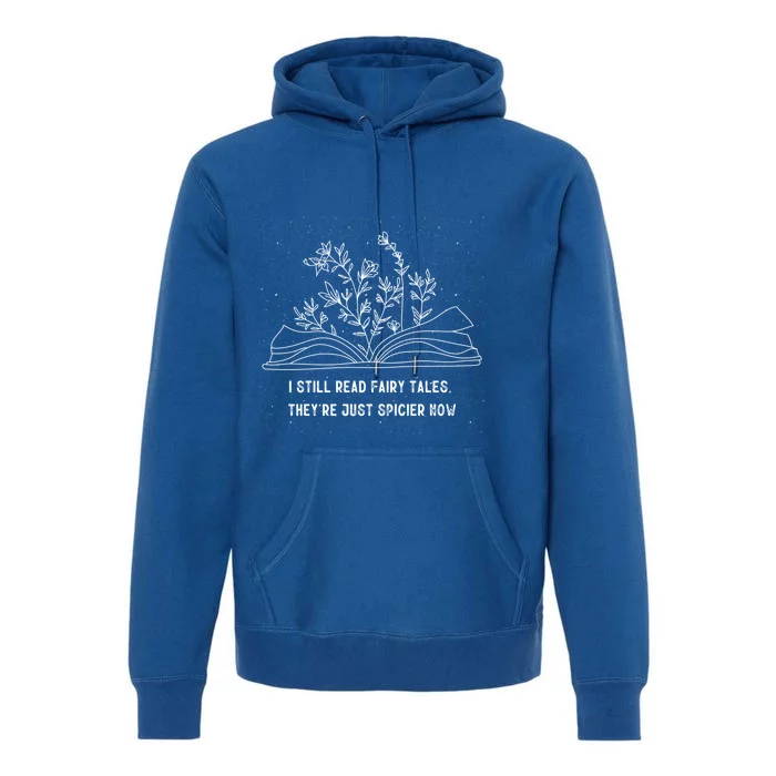 Spicy Roce Book Lover Bookish Librarian English Teacher Gift Premium Hoodie