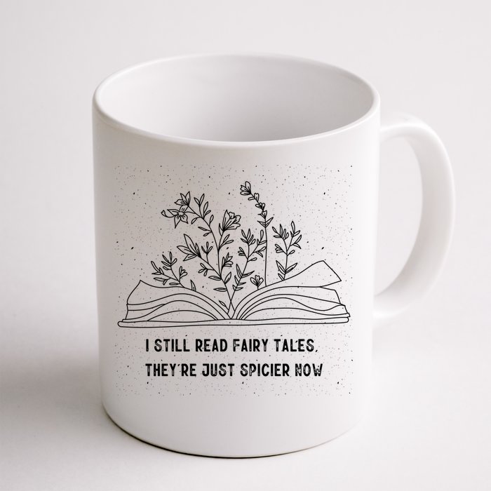 Spicy Roce Book Lover Bookish Librarian English Teacher Gift Front & Back Coffee Mug