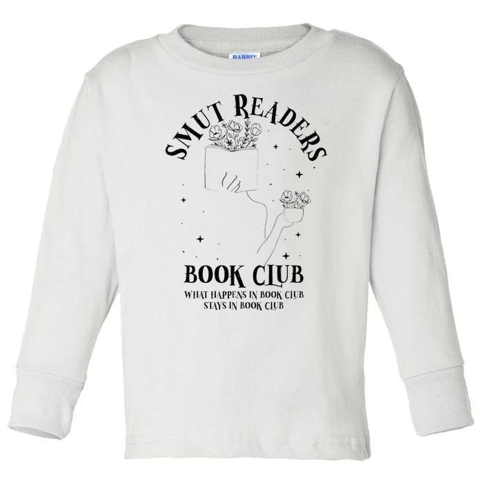 Smut Readers Book Club Bookish Romance Reading Literary Toddler Long Sleeve Shirt