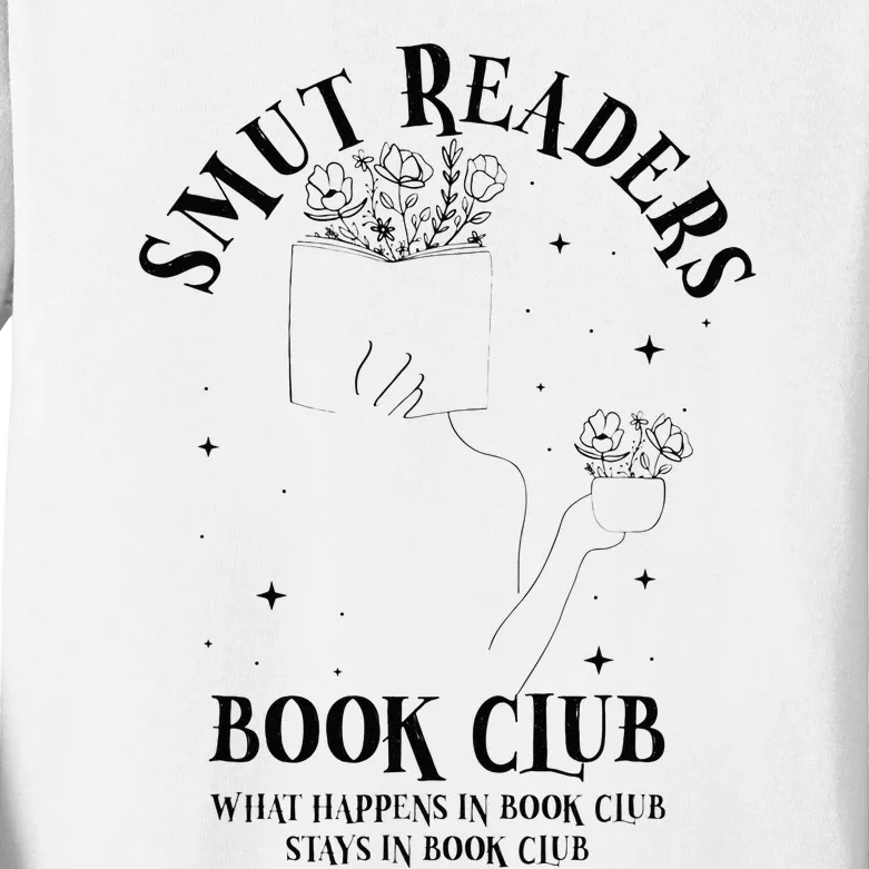 Smut Readers Book Club Bookish Romance Reading Literary Kids Long Sleeve Shirt