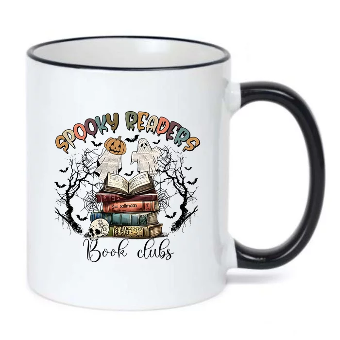 Spooky Readers Book Clubs Black Color Changing Mug