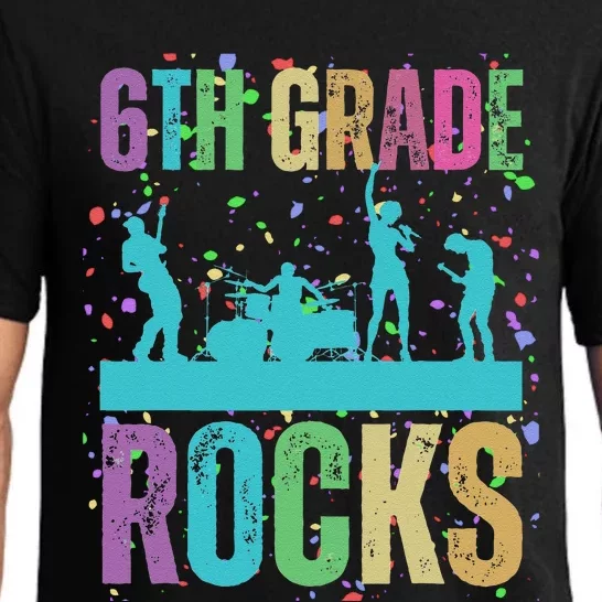 School Rocks Back To School Rockin 6th Grade Rocks Pajama Set