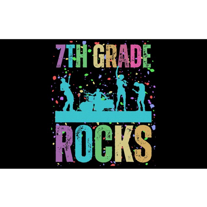 School Rocks Back To School Rockin 7th Grade Rocks Bumper Sticker