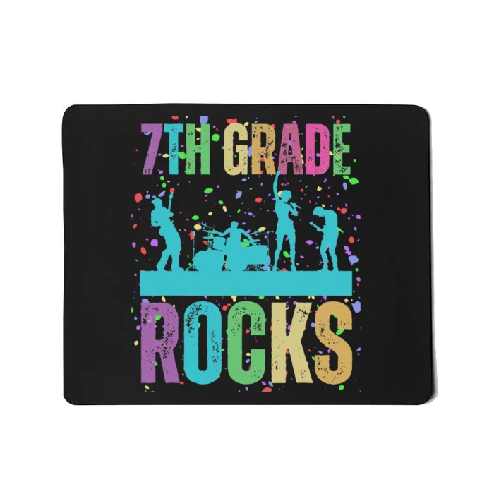 School Rocks Back To School Rockin 7th Grade Rocks Mousepad