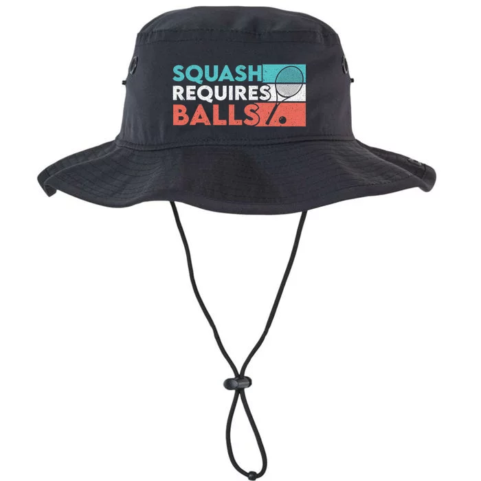 Squash Requires Balls Racquetball Squash Player Legacy Cool Fit Booney Bucket Hat