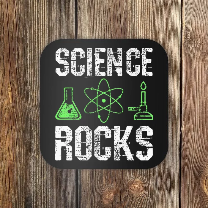 Science Rocks Biologist Chemistry Physics Teacher Coaster