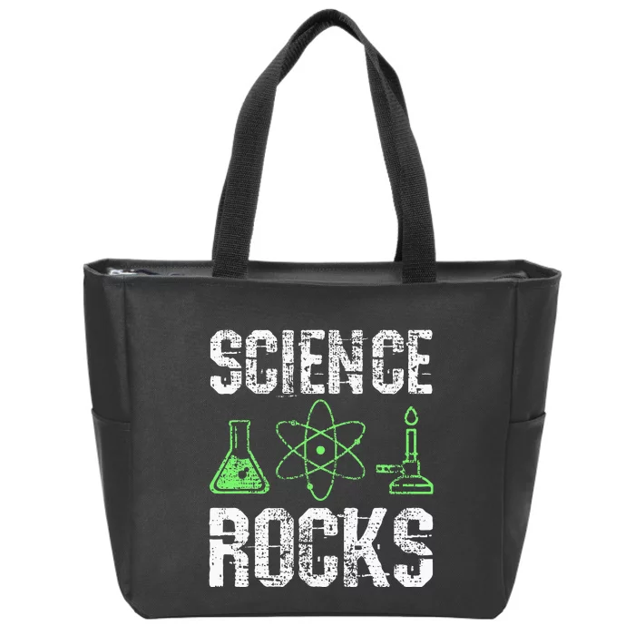 Science Rocks Biologist Chemistry Physics Teacher Zip Tote Bag