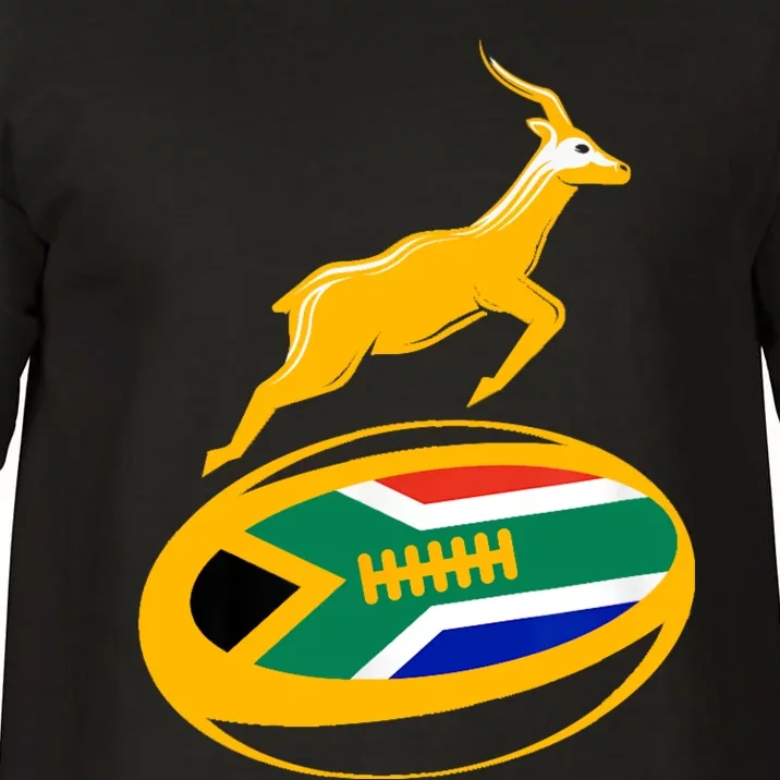 Springbok Rugby Ball & South African Flag Comfort Colors T-Shirt