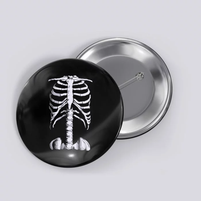 Skeleton Rib Cage Button