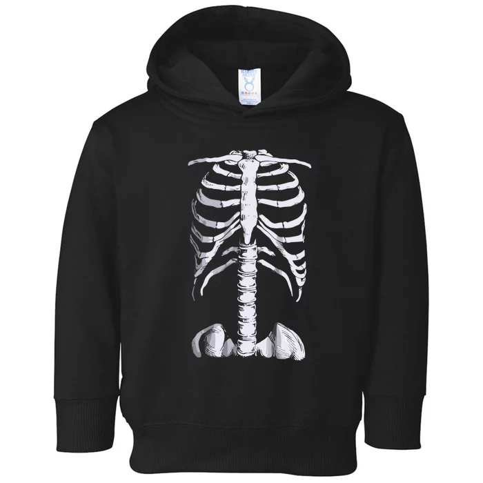 Skeleton Rib Cage Toddler Hoodie