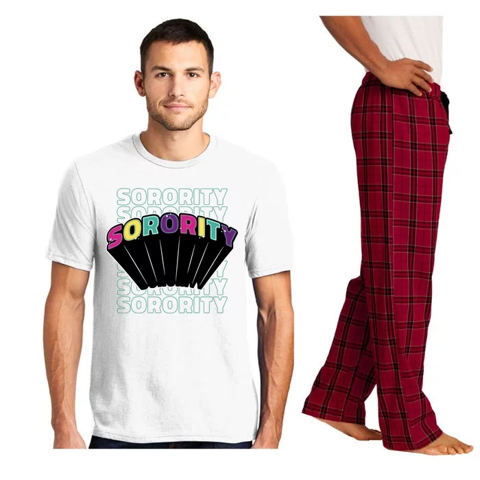 Sorority Retro Colorful Pajama Set