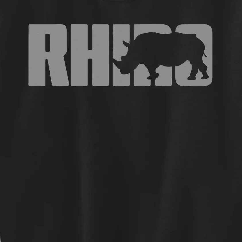 Save Rhino Clothing Rhino Rhinoceros Kids Sweatshirt