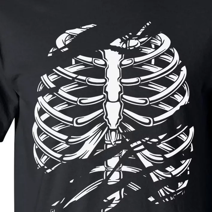 Skeleton Rib Cage Halloween Costume Tall T-Shirt