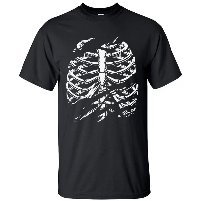 Skeleton Rib Cage Halloween Costume Tall T-Shirt