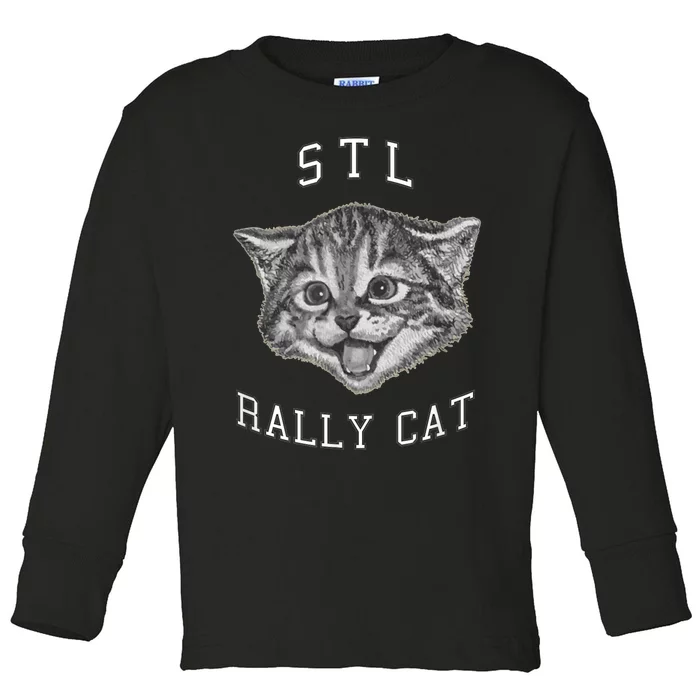 Sl Rally Cat  Saint Louis Rally Cat Toddler Long Sleeve Shirt