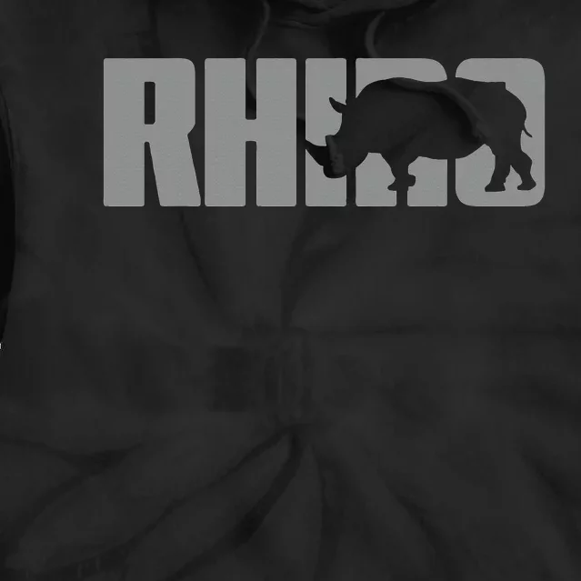 Save Rhino Clothing Rhino Rhinoceros Tie Dye Hoodie