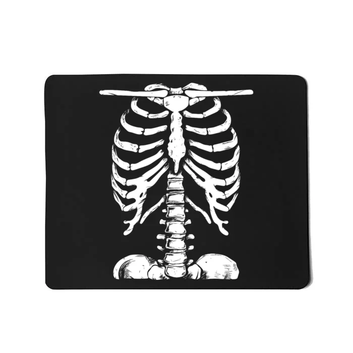 Skeleton Rib Cage Gifts Men Women Halloween Costume Mousepad