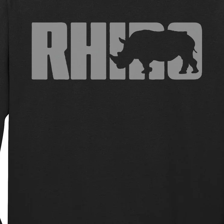 Save Rhino Clothing Rhino Rhinoceros Tall Long Sleeve T-Shirt