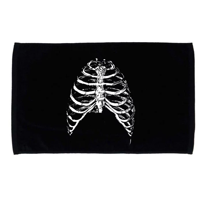 Skeleton Rib Cage Microfiber Hand Towel