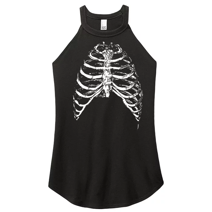 Skeleton Rib Cage Women’s Perfect Tri Rocker Tank