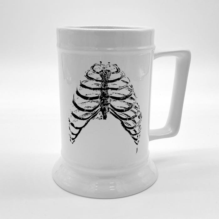 Skeleton Rib Cage Front & Back Beer Stein