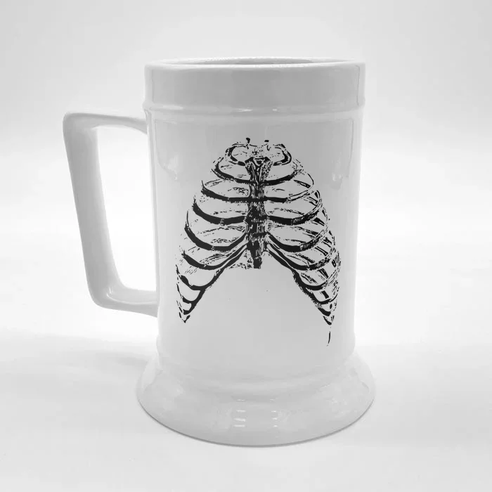 Skeleton Rib Cage Front & Back Beer Stein