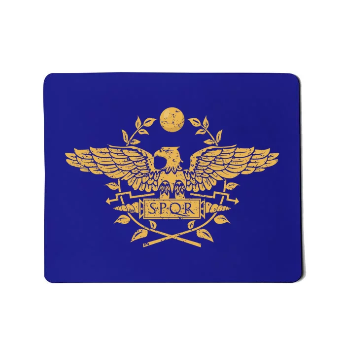 Spqr Roma Caput Mundi Roma Invicta Ro Empire Gift Mousepad