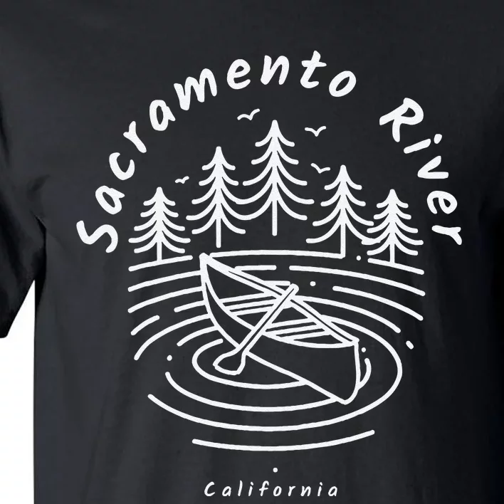 Sacramento River California Tall T-Shirt