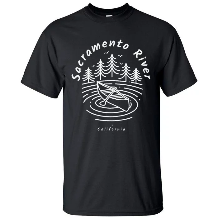 Sacramento River California Tall T-Shirt