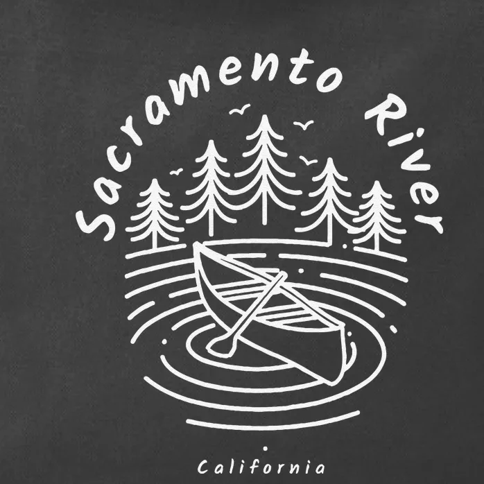 Sacramento River California Zip Tote Bag