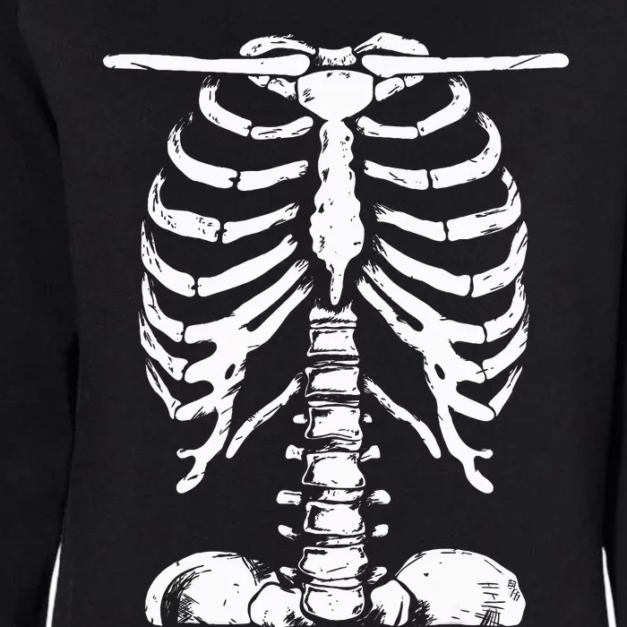 Skeleton Rib Cage Gifts Halloween Costume Skeleton Womens California Wash Sweatshirt