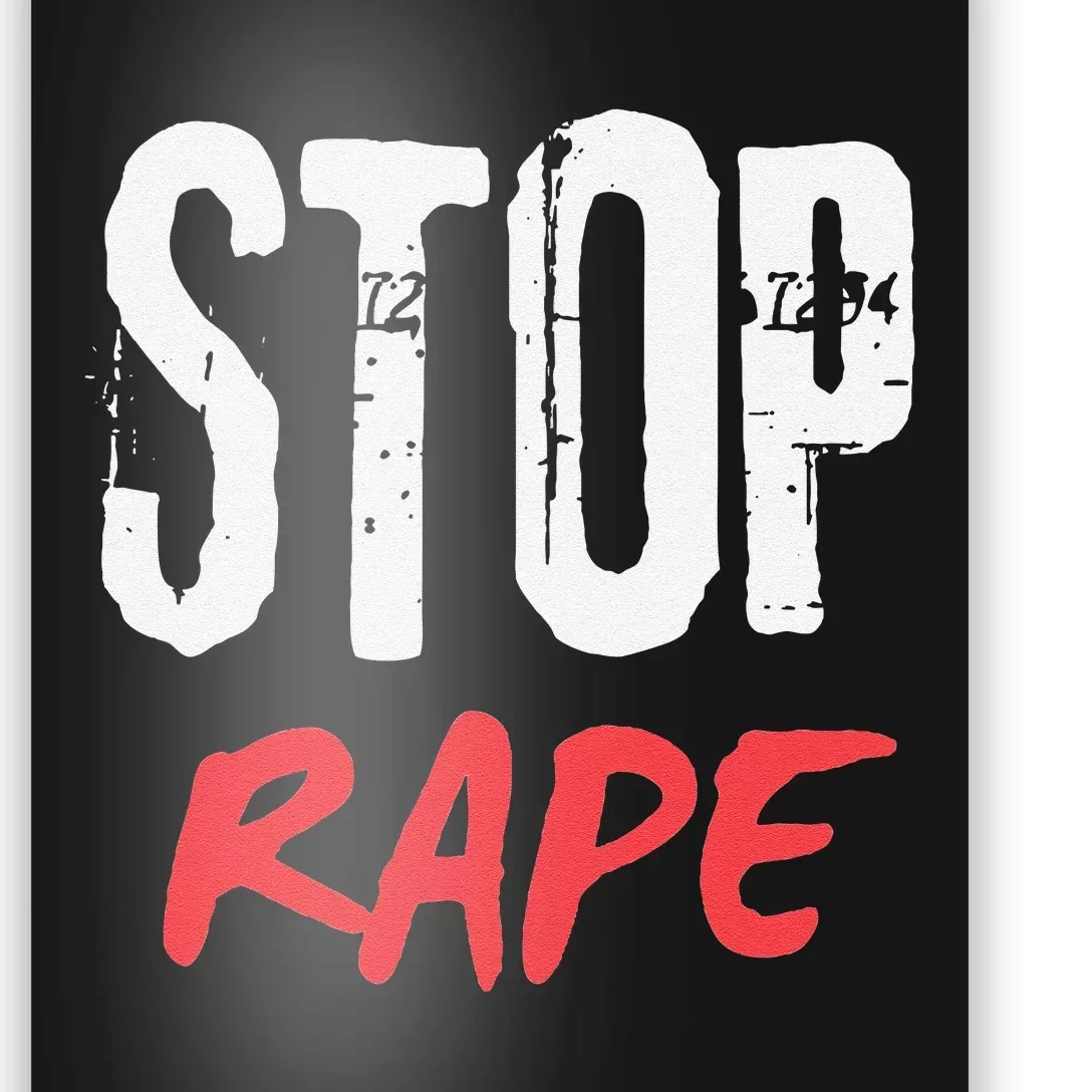 Ststop Rape Culture Awareness Poster