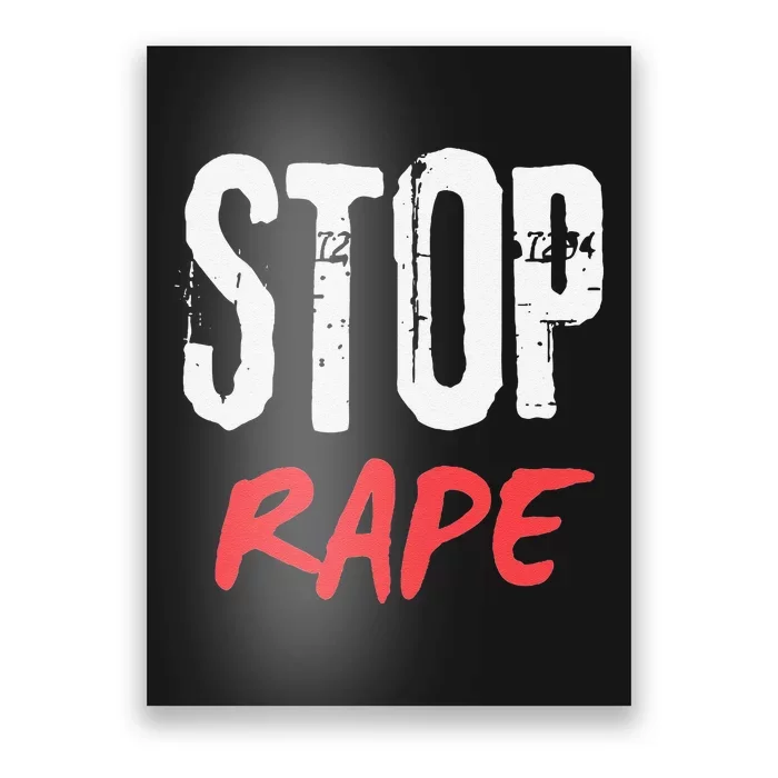 Ststop Rape Culture Awareness Poster