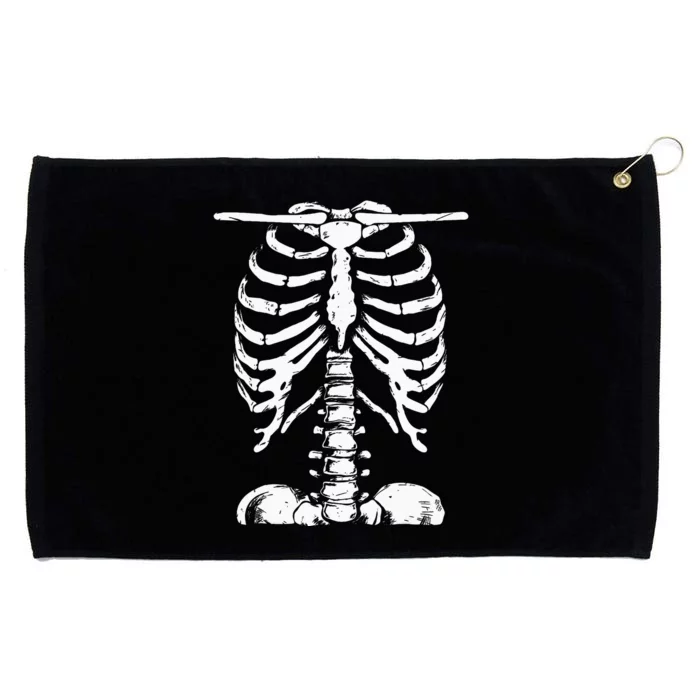 Skeleton Rib Cage Gifts Men Women Halloween Costume Grommeted Golf Towel