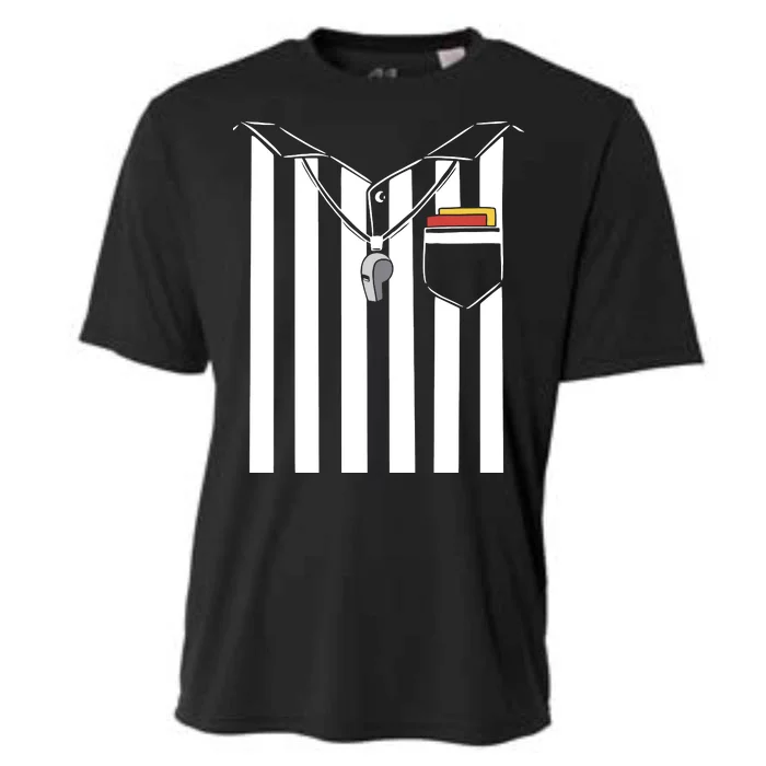 Soccer Referee Costume Cooling Performance Crew T-Shirt