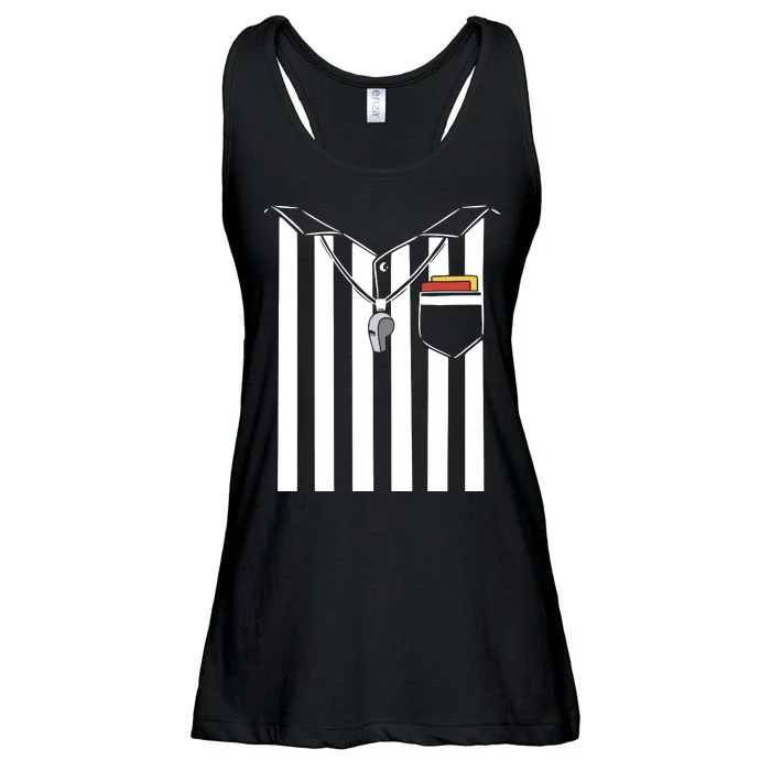 Soccer Referee Costume Ladies Essential Flowy Tank