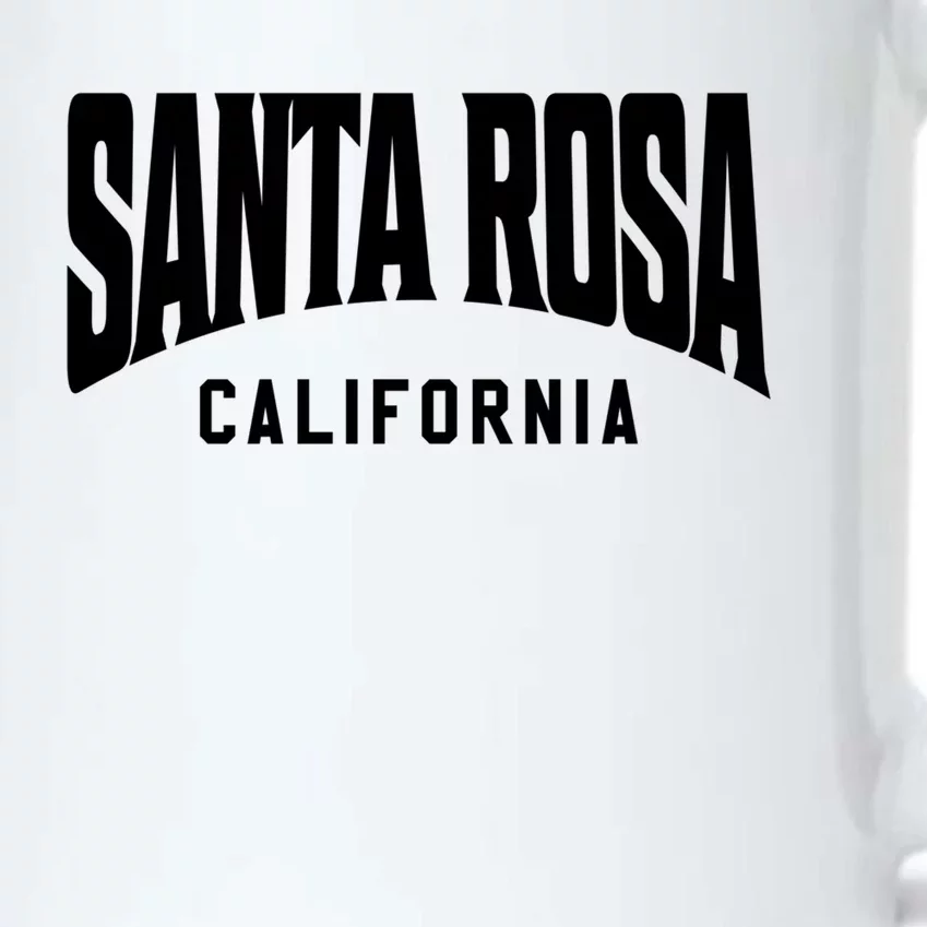 Santa Rosa California Gift Black Color Changing Mug