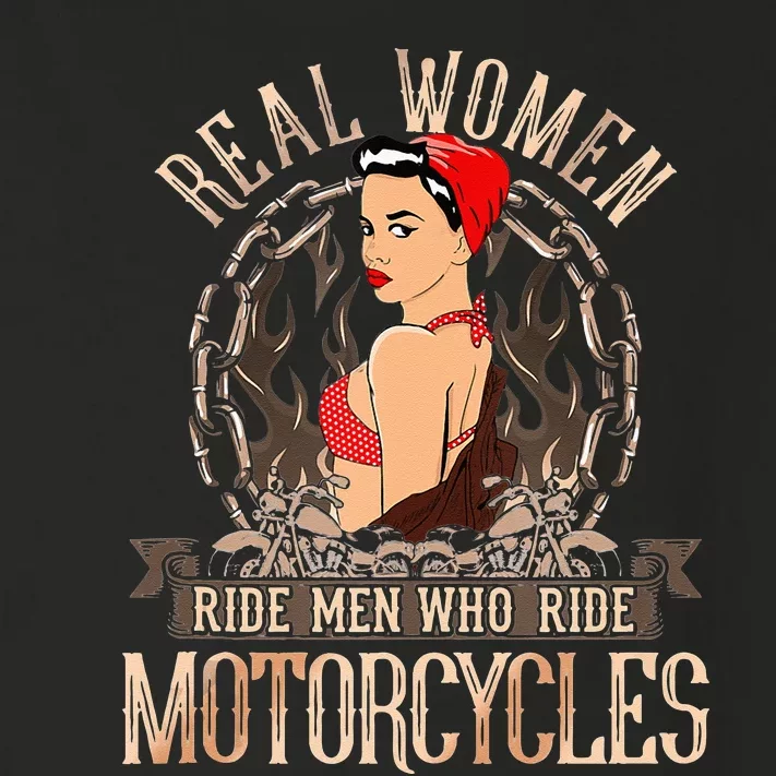 Sexy Real Chick Ride Motorcycles Gift Biker Babe Chick Toddler Long Sleeve Shirt