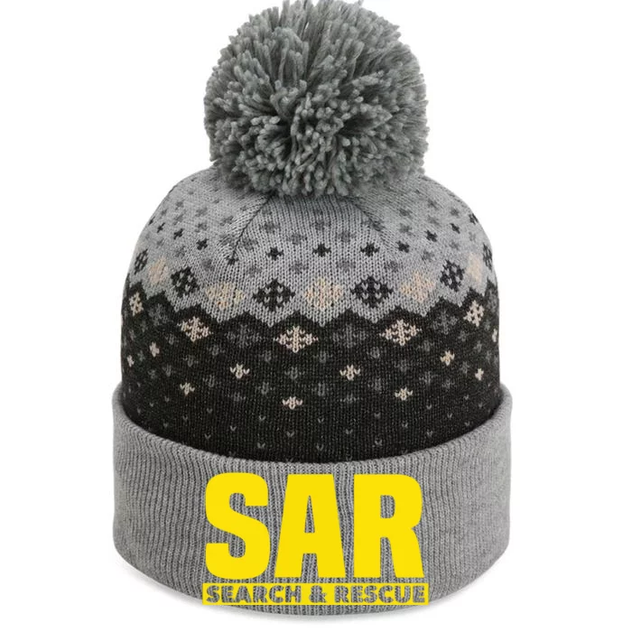 Search Rescue Crew SAR Emergency Response Team The Baniff Cuffed Pom Beanie