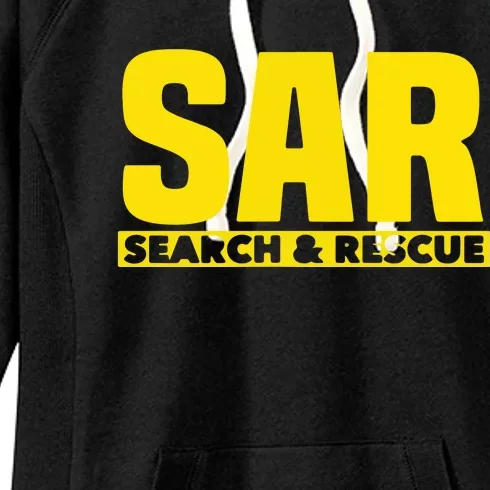 Search Rescue Crew SAR Emergency Response Team Women's Fleece Hoodie